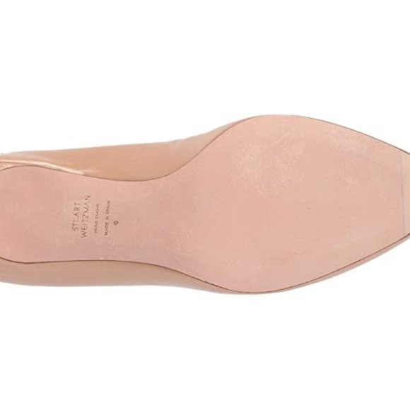 Stuart Weitzman Pump shoe beige/nude leather 9 new - Picture 6 of 16